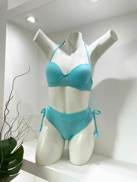 BIQUÍNI MEIA TAÇA EM LYCRA COM CALCINHA HOTPANT AJUSTÁVEL