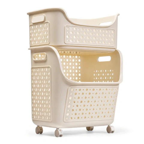 Canastos apilables para Organizador Multiusos Con Ruedas