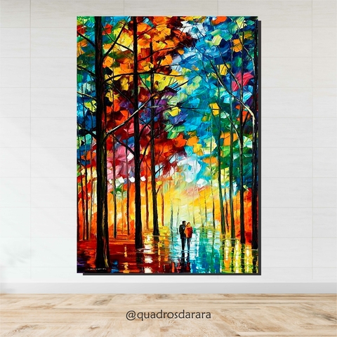 Placa Decorativa em MDF 21x30 | CASAL PASSEANDO
