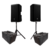 Kit Par Caixa de Som Ativa Profissional Electro-Voice ZLX12P G2 Bluetooth 1000W + Suportes e Capas - comprar online