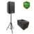 Kit Caixa de Som Ativa Armer EVX 10" Profissional 1000W com Bluetooth e DSP + Suporte e Capa - comprar online