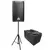 Kit Caixa Ativa Profissional Armer EVX 15” Bivolt 1400W c/ Bluetooth DSP + Suporte e Capa - comprar online