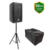 Kit Caixa Ativa Profissional Armer EVX 15” Bivolt 1400W c/ Bluetooth DSP + Suporte e Capa - comprar online