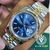 Kit Rolex Datejust 36mm Azul Misto Aro Frisado Safira Automatico Pulseira Oyster - Kingbr Relogios