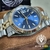 Imagem do Kit Rolex Datejust 36mm Azul Misto Aro Frisado Safira Automatico Pulseira Oyster
