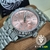 Kit Rolex Datejust 36mm Rosa Pink Aço Aro Frisado Safira Automatico Pulseira Jubilee - loja online