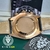 kit Rolex Daytona Marrom Rose Cerâmica Automático Couro Preto na internet