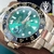 Kit Rolex Gmt Master 2 Verde Esmeralda todo Dourado Cerâmica Safira Automatico Pulseira Oyster na internet