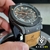Imagem do Hublot Fusion Vendome Esqueleto Preto Charuto PVD Cronógrafo Camurça Vintage Marrom