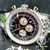 Breitiling Navitimer Preto Aço 46mm Cronógrafo Pulseira Aço Inox - Kingbr Relogios