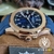 Patek Philippe Aquanaut Azul Marinho Rose Automatico Borracha Azul