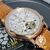 Imagem do Patek Philippe Turbilhão Branco Rose Automatico Couro Caramelo