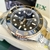 Kit Rolex Submariner Preto Misto Dourado Cerâmica Automático Safira Pulseira Oyster