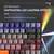 Machenike K500A-B84 Teclado Mecânico 75% TKL Hot-Swappable Wired Gaming Keyboar - TOP SHARK GAMER