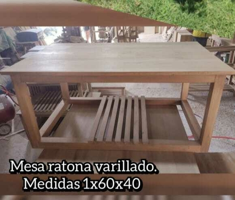 Mesa ratona varillado