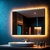 Espelho Bisote Retangular Led Indireto Tamanhos 60x40 Cm a 140x70 Cm - Flash Glass Distribuidora