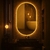 Espelho Oval Lapidado Com Led Indireto Tamanhos de 70x50 Cm a 140x70 Cm - comprar online