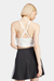 Top Cropped Adidas 3 stripes Branca na internet