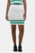 Saia Kings Tricot Branca e Verde na internet