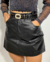 Short-Saia Courino com Cinto - comprar online