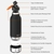 BOTELLA ASOBU BUDDY 1L + 210 ml + 270 ml - BLACK - BottlePro