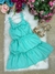 Vestido Blogueirinha Verde Tiffany