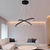 Colgante Led Aros Dobles 60-40cm Deco Hogar Moderno - Tienda Objetos