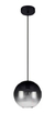 Lampara Colgante Globo 1 Luz Diseno Aarhus L Negro P/led
