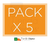 Imagen de Pack X 5 Panel Led 30x120 48w Macroled Embutir Colgar
