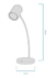 Imagen de Lampara Velador Led Blanco 4w Dimeable Calido Saturno Macroled