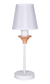 Lampara De Mesa Velador Family Pantalla Madera E27 Led Deco