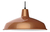 Lampara Colgante Techo Campana 40 Cm Deco Living Cobre - comprar online