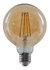 Lampara Globo Chico 95mm 6w Filamento Led E27 ambar Silver en internet
