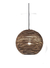 Lampara Colgante Salix Deco Diseno Carton Corrugado E27 Led