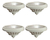 Imagen de Pack X4 Lampara Ar111 Led 15w Gu10 Foco 1200lm Clase A+ 220v