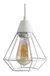 Colgante Jaula Diamante Deco 3 Luces Base Lineal E27 Led - comprar online