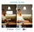Pack X 2 Lampara Led Globo Filamento Ambar Wiz Wifi E27 6.9w