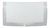 Aplique Blanco Vidrio Pared Rectangular 220v Interior Bari