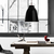 Lampara Colgante Techo Crobar Metal Negro Apto Led Diseno - Tienda Objetos