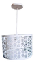 Lampara Colgante Aluminio Negro Redond 1 Luz Hole 4 Apto Led