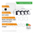 Aplique Pared 4 Luces Pisa Cilindro Base Rectangular E27