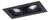 Embutido Dicro Aluminio Karol 2 Luces Cardanico Gu10 Negro