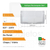 Aplique Blanco Vidrio Pared Rectangular 220v Interior Bari en internet