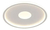 Aplique Led 30w Redondo Rotor 30x5cm Calido Blanco