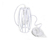 Lamparas Colgantes Techo Jaula Blanco Negro Elis Apto Led