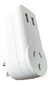Adaptador Enchufe Con 2 Entradas Puertos Usb 2.4a Inteck
