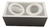 Plafon Dicro Boxy 2 Luces Color Blanco Gu10