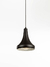 Lampara Colgante Cono Deco Blanco Negro E27 Led