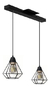 Colgante Jaula Diamante Led E27 - Tienda Objetos