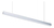 Colgante Line Con Tubo Led 18w Decorativo Moderno 120cm Spotsline en internet